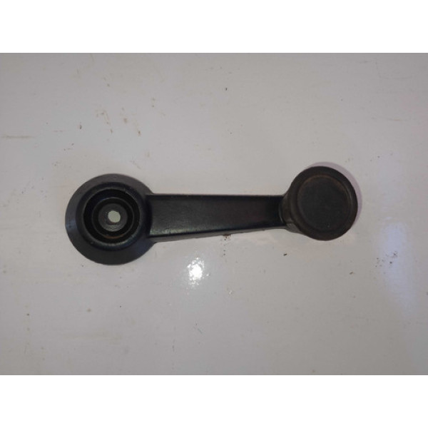 Manivela Vidro Agrale G1 Primeira Geração Preta Metal