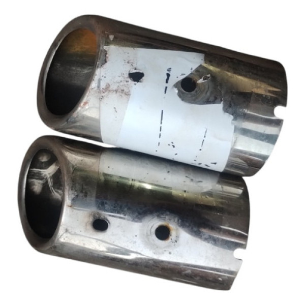 Ponteira Escapamento Cromado Vw Polo 2013 A 2011