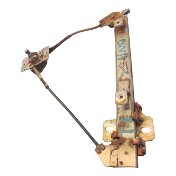 Máquina Vidro Manual Traseiro Esquerdo Fiat Uno 1999 A 2010