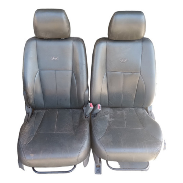 Jogo Banco Couro Hyundai Tucson 2.7 2006 2007 2008 2009 Gls