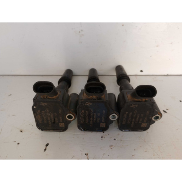 Kit 3 Bobinas Ignição Fiat Argo Cronos 1.0 2016 A 2022 2023